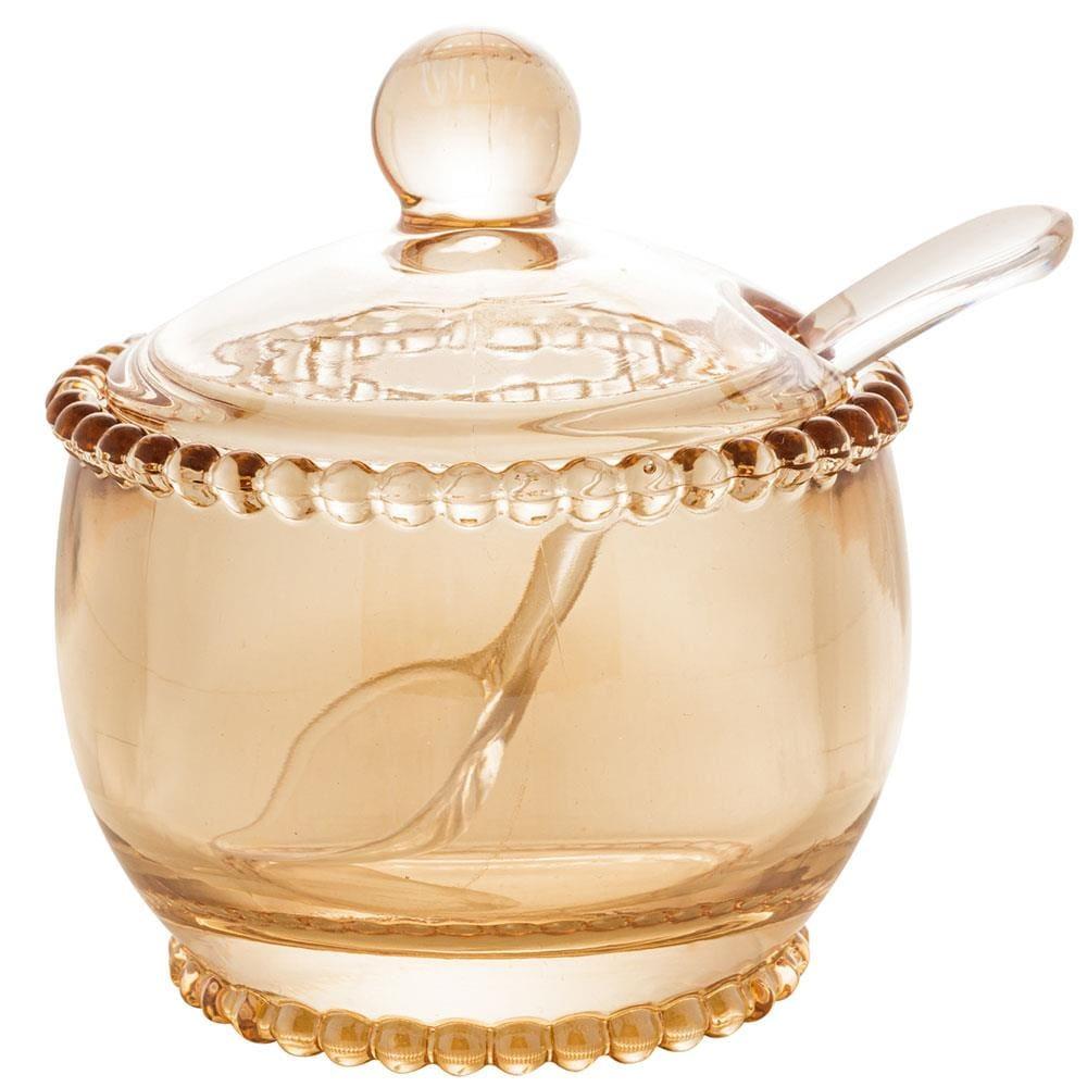 Açucareiro Wolff Pearl com Colher Âmbar - 200 ml - 1