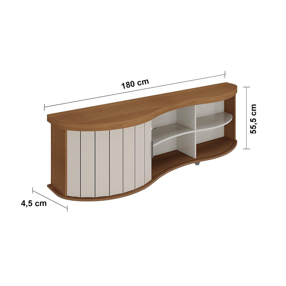 Rack Artely Magnum para TV`s de até 75” com 180cm de largura - 8