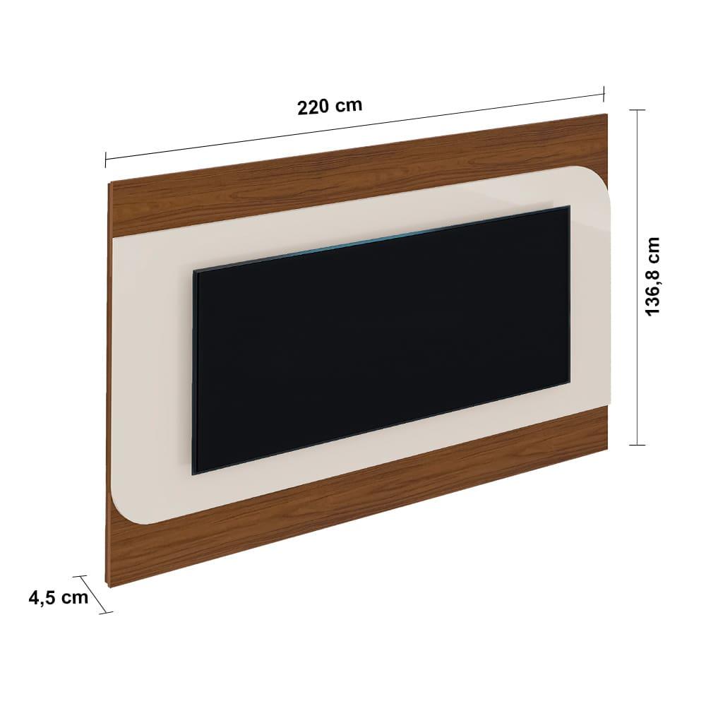Painel Suspenso Artely Elegance com 220cm de Largura, ideal para TVs de até 86’’ - 7