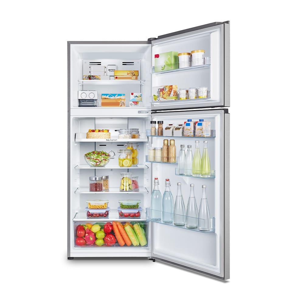 Refrigerador Duplex 379L Hisense RT3N375 Frost Free Inverter Portas Planas Prateleiras de Vidro Inox - 5