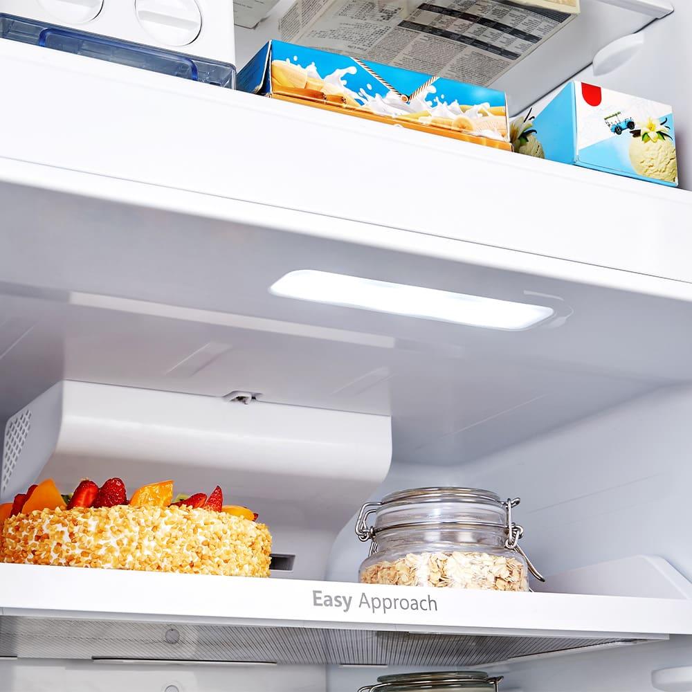 Refrigerador Duplex 379L Hisense RT3N375 Frost Free Inverter Portas Planas Prateleiras de Vidro Inox - 9