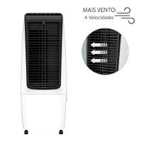 Climatizador de Ar Spirit Master 90cm, 110W com Controle Remoto, Display LED, Timer de até 8 horas, 20 Litros – Branco - 2