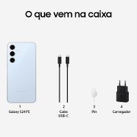 Smartphone Samsung Galaxy S24 FE 5G Azul 256GB, 8GB RAM, Exynos 2400e, Octa-Core, NFC, Câmera Tripla até 50MP e Tela Amoled Dinâmico 6.7" - 9