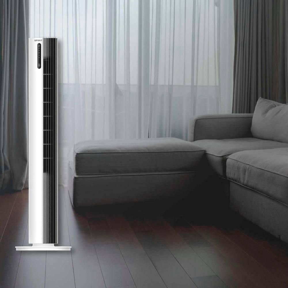 Ventilador de Torre 110cm Spirit Esterilizador com 12 velocidades, Controle Remoto e Timer de até 12 horas, Branco – Bivolt - 7