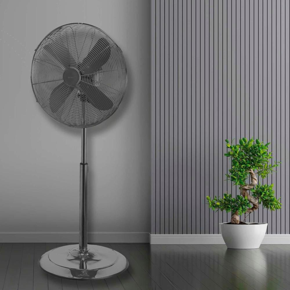 Ventilador de Coluna 40cm Spirit Retro com 3 Velocidades e Função Oscilação – Chumbo Metálico - 6