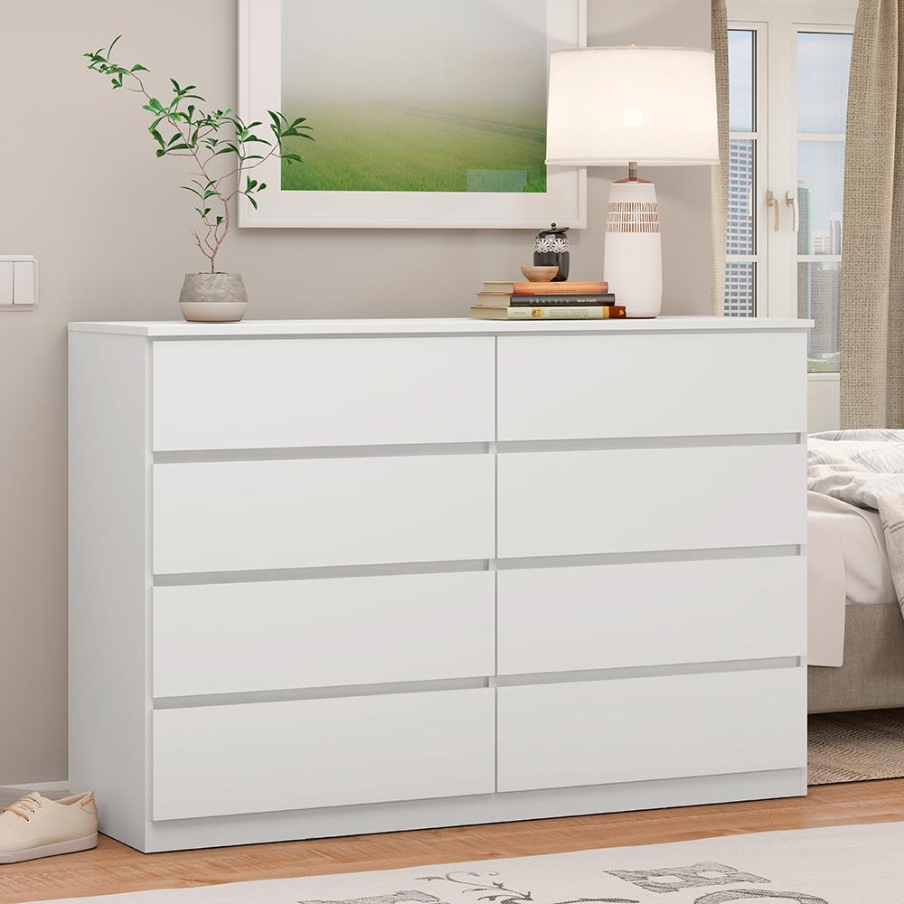 Cômoda Demóbile Sintra com 8 Gavetas e 136cm de largura - 1