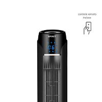 Ventilador de Torre 120cm Spirit SKY com 3 Velocidades, Controle Remoto e Timer de até 7h30 – Preto