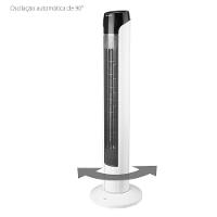 Ventilador de Torre 90cm Spirit SKY com 3 Velocidades, Controle Remoto e Timer de até 7h30 – Branco - 2