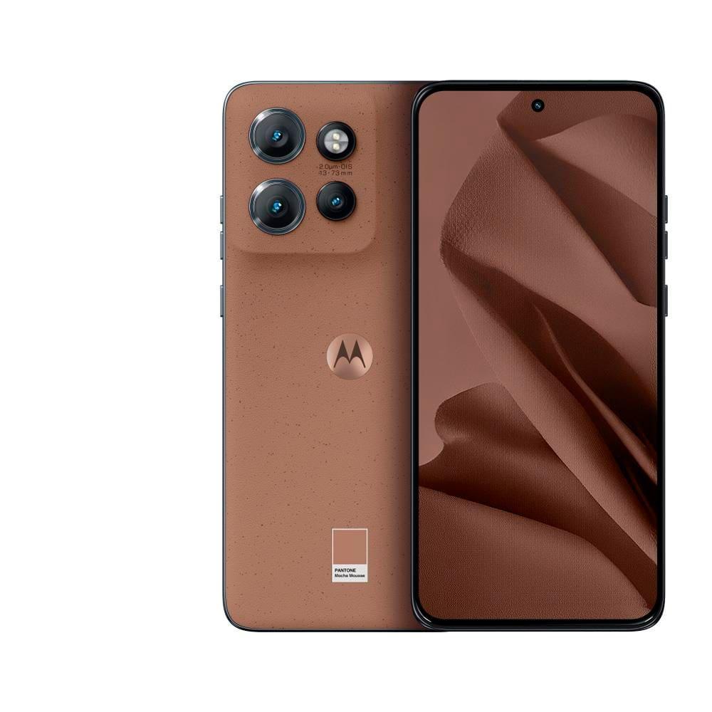 Smartphone Motorola Edge 50 Neo 5G Mocha Mousse 256GB, 8GB RAM + 8GB Ram Boost, Câmera Traseira 50MP, Sony, AI, Tela 6.4" e Resistência Militar - 1