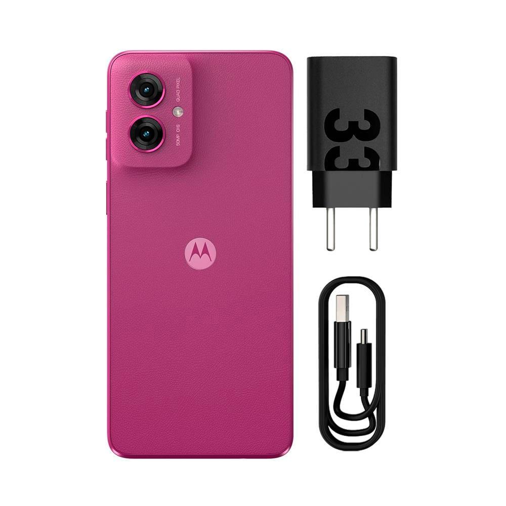 Smartphone Motorola Moto g55 5G Rosa 256GB, 8GB RAM + 8GB RAM Boost, Câmera Traseira de até 50MP com AI, NFC, Tela 6.5" com Superbrilho - 4