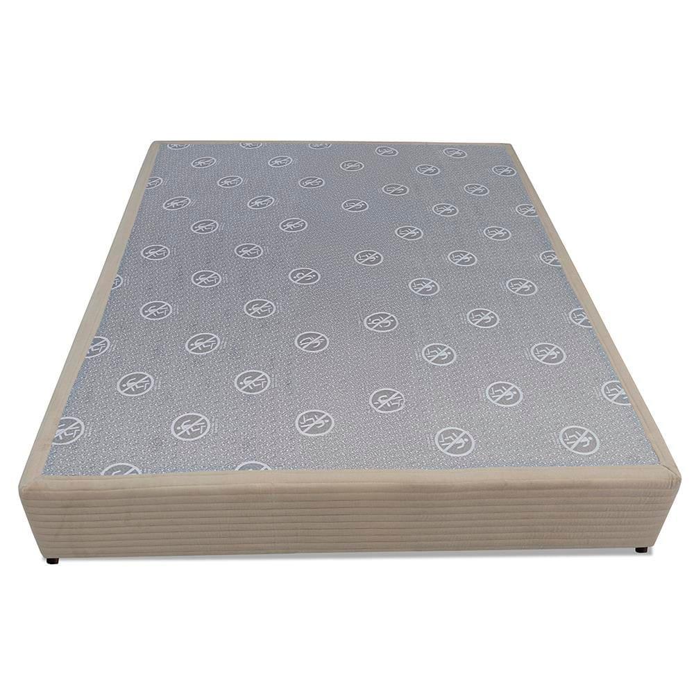 Base Box para Colchão Casal Cama inBox Livity 38x138x188cm - Bege - 2