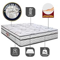 Colchão de Casal Cama InBox Moderne Ortopédico com Camada Especial de Espuma D45 25x138x188cm - Branco/Grafite - 7