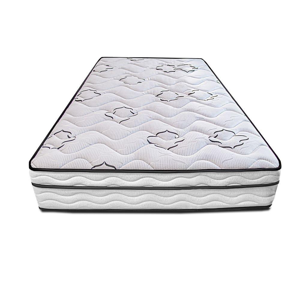 Colchão de Solteiro Cama InBox Moderne Ortopédico com Camada Especial de Espuma D45 25x88x188cm - Branco/Grafite - 1