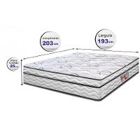 Colchão King Cama InBox Moderne Ortopédico com Camada Especial de Espuma D45 25x193x203cm - Branco/Grafite - 8