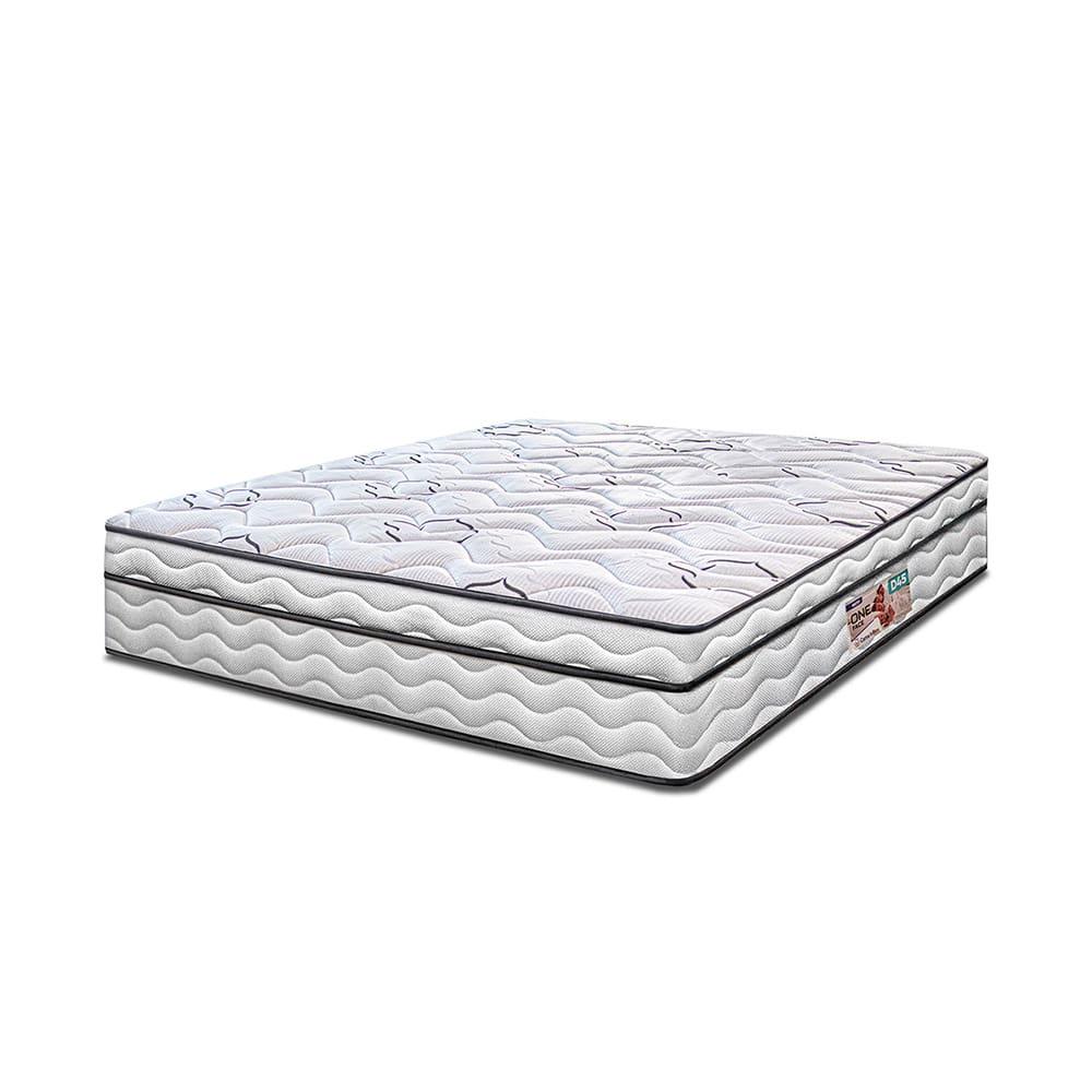 Colchão Queen Cama InBox Moderne Ortopédico com Camada Especial de Espuma D45 25x158x198cm - Branco/Grafite - 1