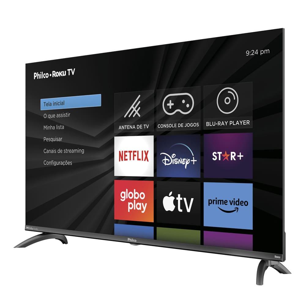 Smart TV 40" Philco Full HD LED PTV40M9GR2CGB com Sistema Operacional Roku TV, Dolby Audio, Processador Quad-Core, Entradas USB e HDMI - 2