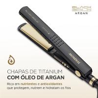 Chapinha Prancha Alisadora Mondial Black Gold Argan P-30T Preto Bivolt - 2