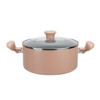 Conjunto de Panelas 5 Peças Rochedo Ceramic Light Sand com Revestimento Cerâmico – Vanilla - 2