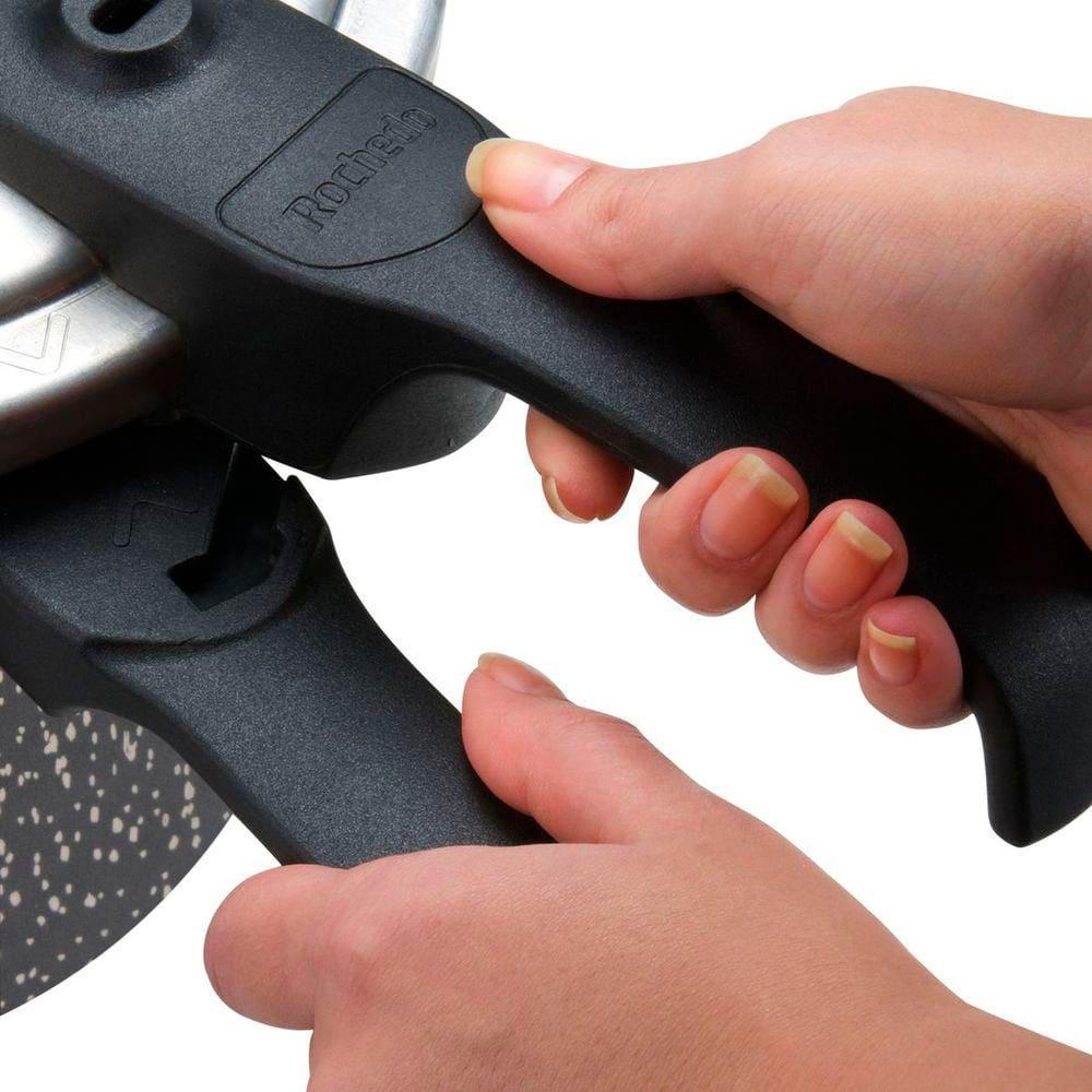 Panela de Pressão Rochedo 4,5 Litros Segura Stone Pro com Revestimento Antiaderente Minerium Preto/Cinza - 6