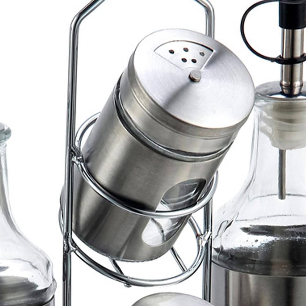 Galheteiro Dynasty com Suporte em Aço Inox - 4 Peças - 2