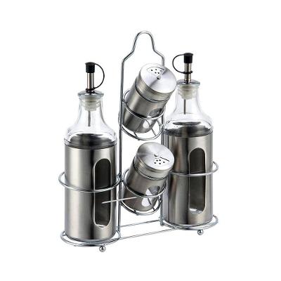 Galheteiro Dynasty com Suporte em Aço Inox - 4 Peças