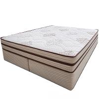 Cama Box Queen Size Bipartida Cama InBox Livity com Molas Ensacadas e Espuma D26 24x158x198cm – Bege - 2