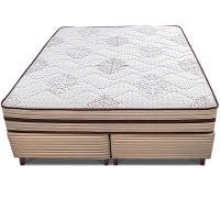 Cama Box Queen Size Bipartida Cama InBox Livity com Molas Ensacadas e Espuma D26 24x158x198cm – Bege - 3