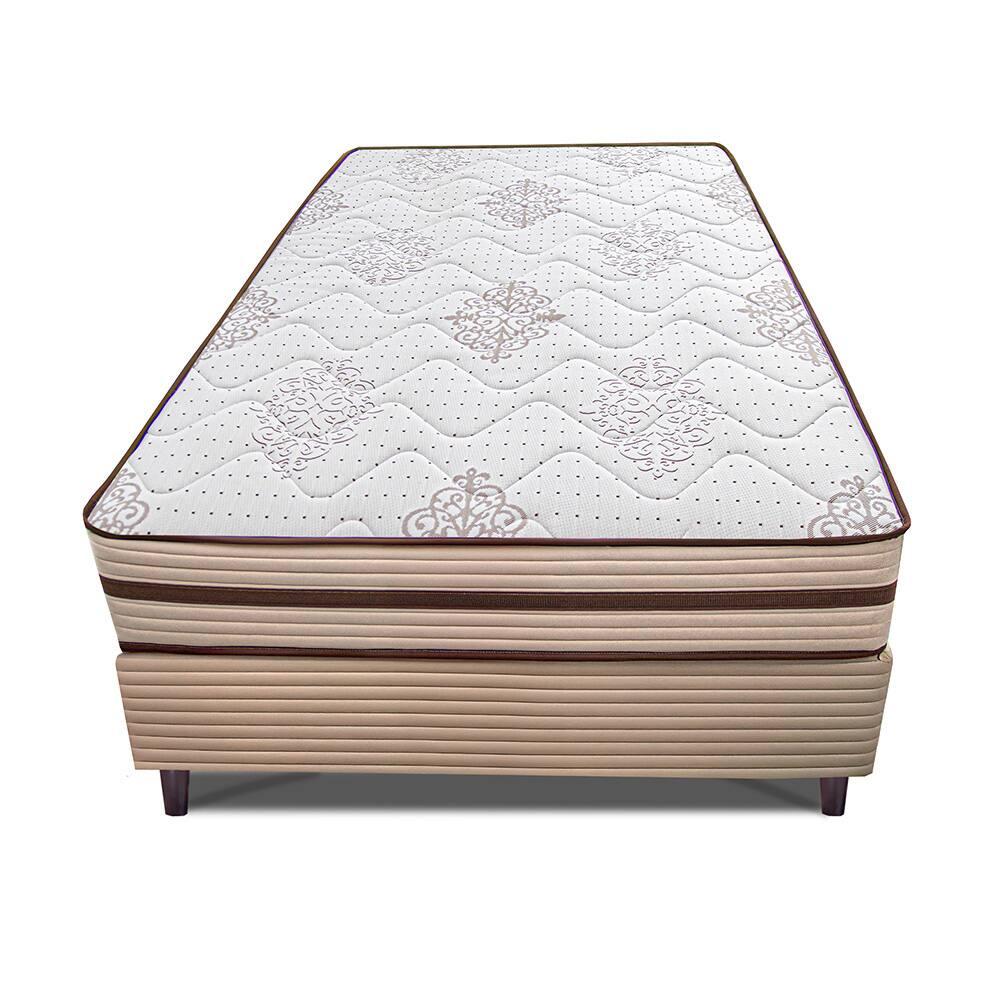 Cama Box Solteiro Cama inBox Livity com Molas Ensacadas e Espuma D26 62x88x188cm – Bege - 3