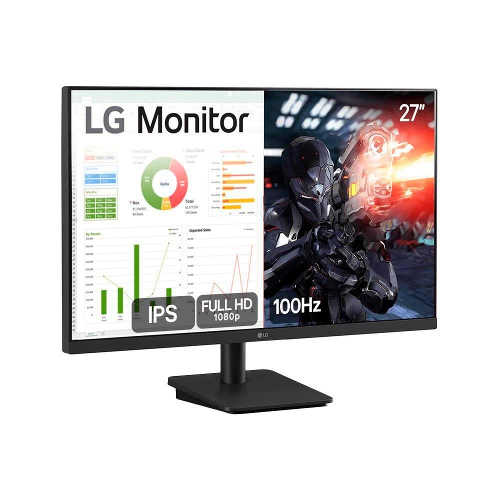 Monitor Gamer 27” LG 27MS500-B com Tela IPS, Full HD, 100Hz, HDMI e Dynamic Action Sync - Preto - 2