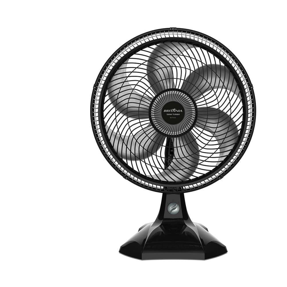 Ventilador de Mesa 2 em 1 Britânia Maxx Force BVT405 40cm 6 Pás 3 Velocidades 150W Preto - 1