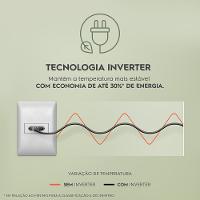 Geladeira Electrolux Frost Free Inverter Efficient AutoSense 3 Portas Black Inox Look 480L - 7
