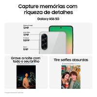 Celular Samsung Galaxy A56 Tela Super AMOLED 6.7" 128GB 5G 50MP Preto