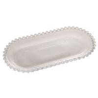 Travessa Oval Wolff Pearl em Cristal - 12 x 24 cm - 1