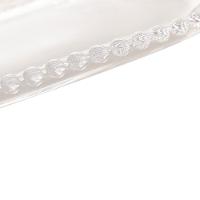 Travessa Oval Wolff Pearl em Cristal - 12 x 24 cm