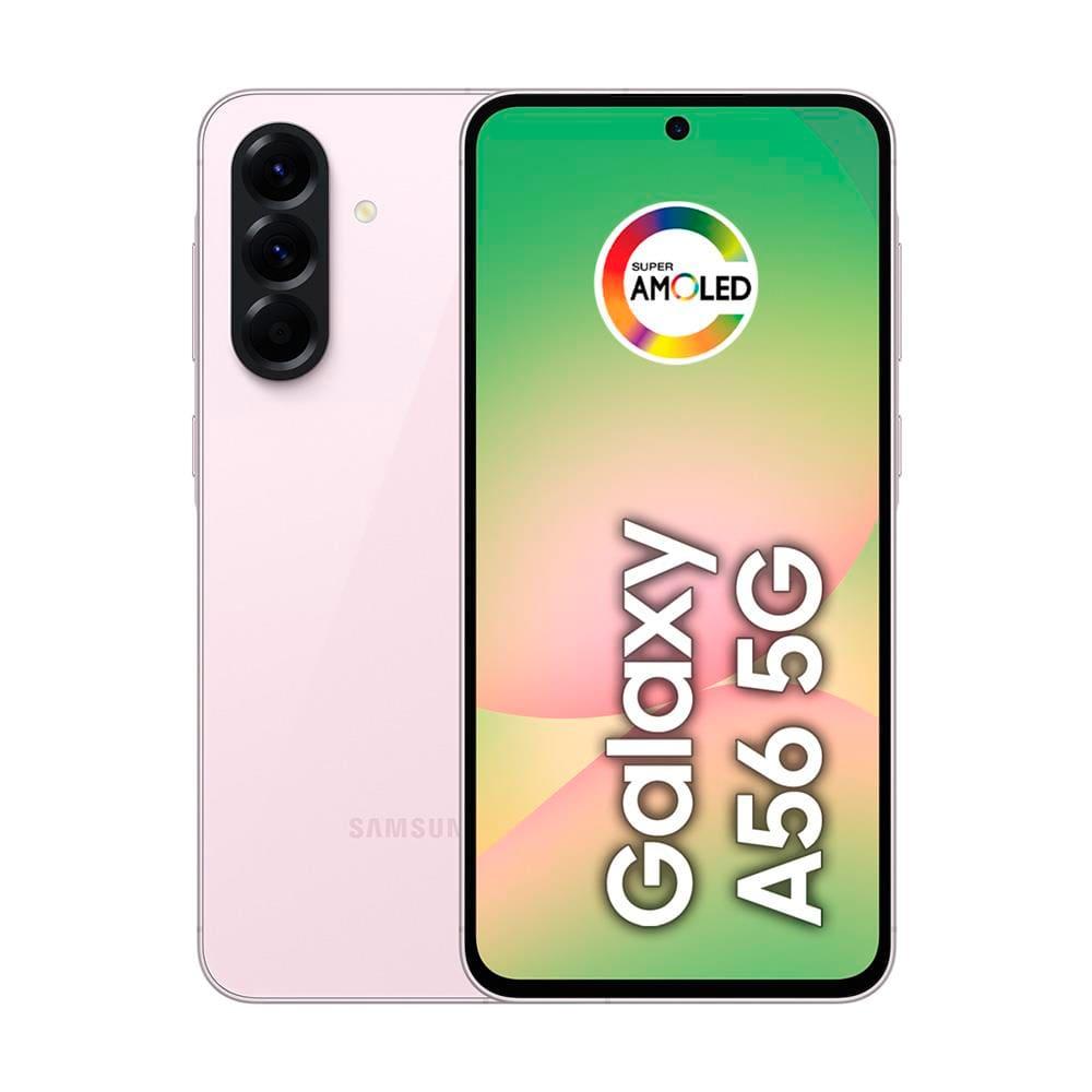 Smartphone Samsung Galaxy A56 5G Rosa 256GB, 8GB RAM, Câmera Tripla 50MP, Tela Super AMOLED 6.7", IP67, NFC e Recursos AI + Galaxy Buds FE - Grafite - 2