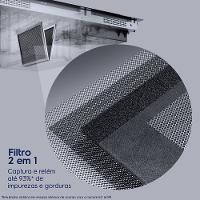 Cooktop de Indução 4 Bocas Electrolux 2 em 1 com Coifa Integrada Expert IE8CH, 9 Níveis de Potência, Display Digital e Painel Full Touch - 220V - 7