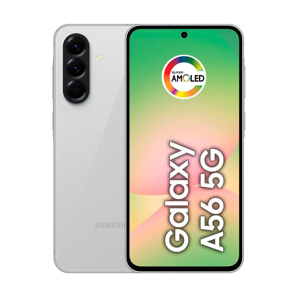 Smartphone Samsung Galaxy A56 5G Cinza 256GB, 8GB RAM, Câmera Tripla 50MP, Tela Super AMOLED 6.7", IP67, NFC e Recursos AI + Galaxy Buds FE - Grafite - 2