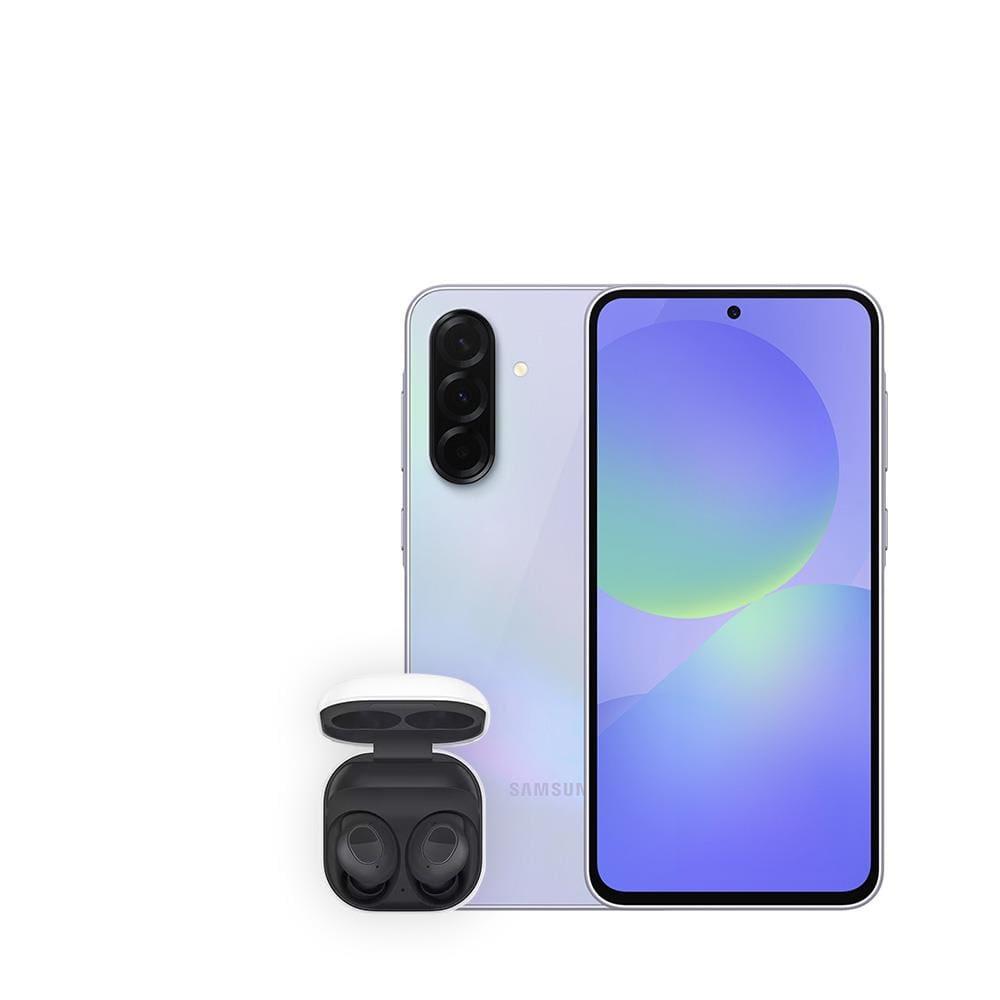 Smartphone Samsung Galaxy A36 5G Violeta 128GB, 6GB RAM, Câmera Tripla 50MP, Tela Super AMOLED 6.7", IP67, NFC e Recursos AI + Galaxy Buds FE Grafite - 1