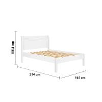 Cama de Casal Barreto Siena - Branco - 4