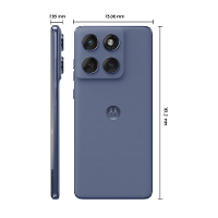 Smartphone Motorola Edge 60 Fusion 5G Cinza 256GB, 8GB RAM, Tela 6,7", Câmera Sony LYTIA 700C 50MP, Gorilla Glass 7i, Dimensity 7300, IP69 e IP68 - 18