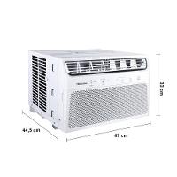 Ar-Condicionado de Janela Hisense AW-10CWBRVGU02 Wi-Fi 10.000 BTUs Frio Branco – 110V - 9