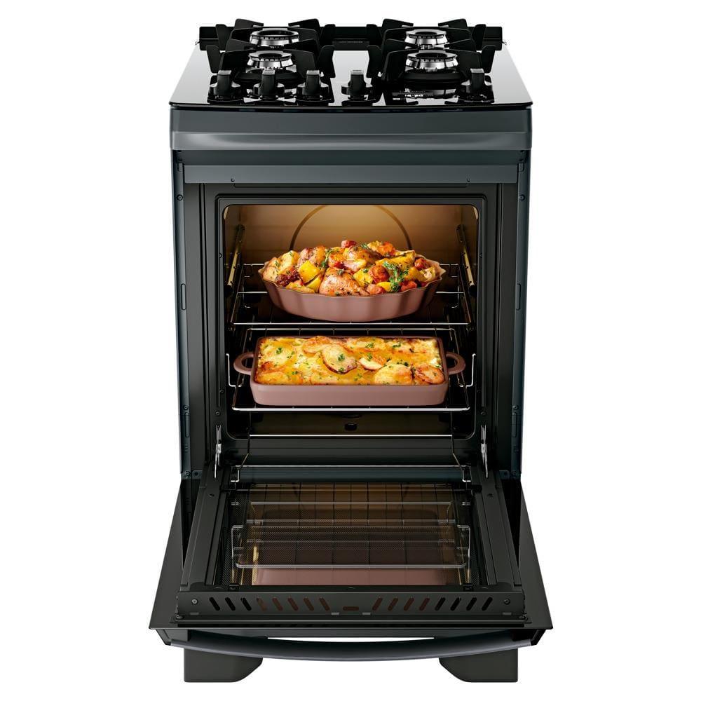 Fogão 4 Bocas Dako Supreme Timer Glass com Mesa de Vidro e Painel Touch Titanium – Bivolt - 3