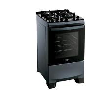 Fogão 4 Bocas Dako Supreme Timer Glass com Mesa de Vidro e Painel Touch Titanium – Bivolt - 1