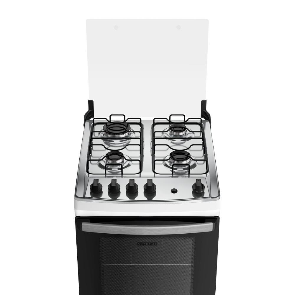 Fogão 4 Bocas Dako Supreme com Mesa em Inox e Acendimento Automático Branco – Bivolt - 5