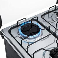 Fogão 4 Bocas Dako Supreme com Mesa em Inox e Acendimento Automático Branco – Bivolt - 6