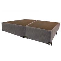 Cama Box Queen Size Ortobom New Magestic com Molas Ensacadas 68x158x198 cm - Marrom/Cinza - 2