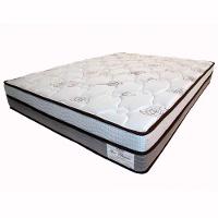 Cama Box de Casal Ortobom New Magestic com Molas Ensacadas 68x138x188 cm - Marrom/Cinza - 3