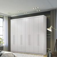 Guarda-Roupa Casal Santos Andirá Master New com 8 Portas, 4 Gavetas e 10 Prateleiras – 238,8cm de largura - 1