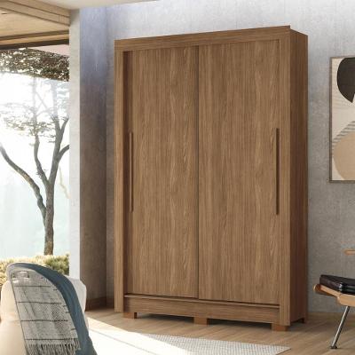 Guarda-Roupa Solteiro Santos Andirá Lapa com 2 Portas, 2 Gavetas e 3 Prateleiras – 140cm de largura