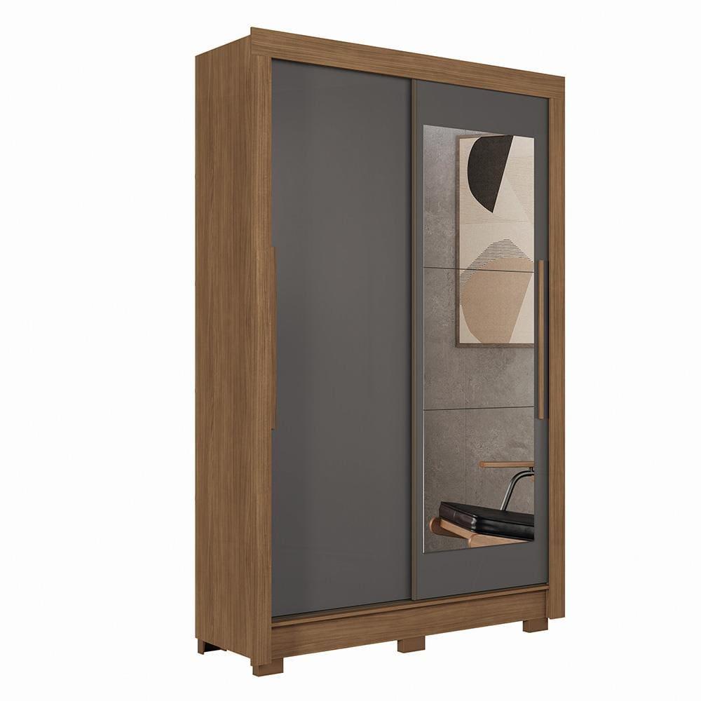 Guarda-Roupa Solteiro Santos Andirá Lapa com 2 Portas, 2 Gavetas e 3 Prateleiras – 140cm de largura - 2